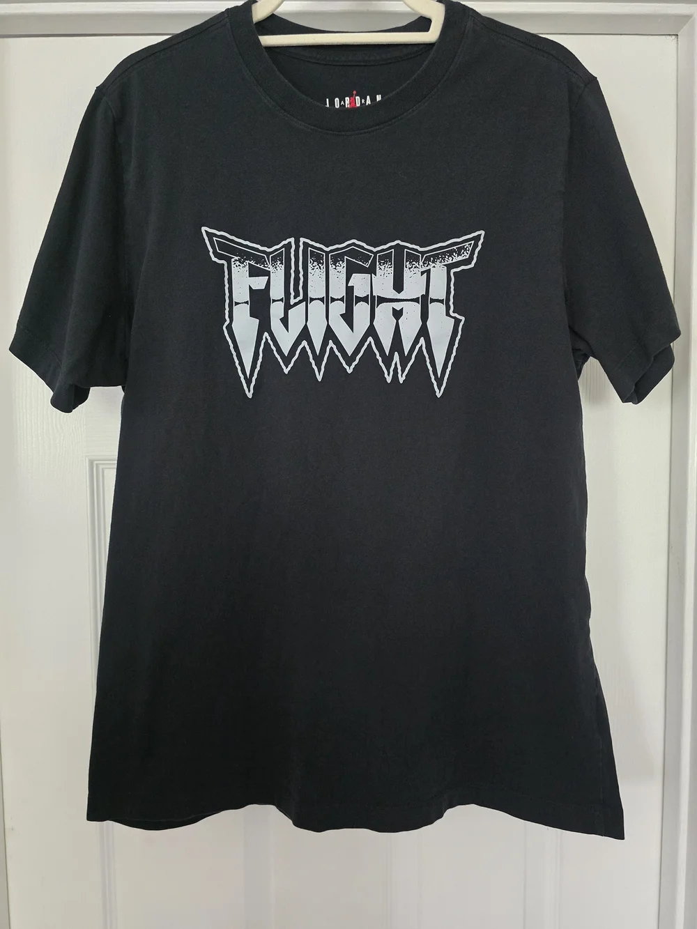 Nike Jordan Mens Take Flight T-Shirt Jumpman 100% Cotton Black Sail Size Large